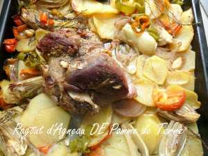 Ragout de pomme de terre  (batata fel coucha)