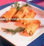 Bricks de poulet au curry.