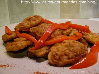 Beignets aux pois chiches et coriandre