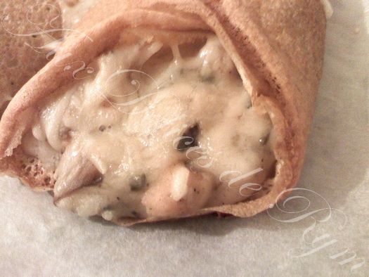 Crêpes au Poulet et à la béchamel