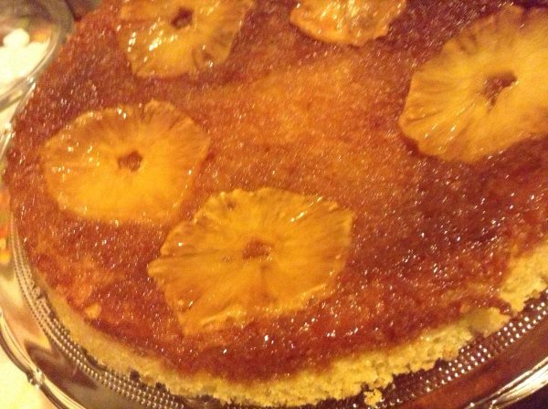 Gâteau renversé aux ananas