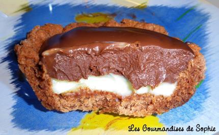 tartelettes tout chocolat chocolat blanc noir pate au cacao