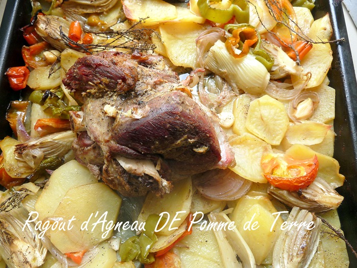 Ragout de pomme de terre  (batata fel coucha)