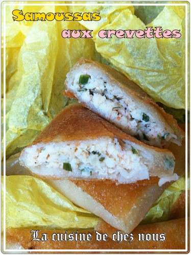 Brick ou samoussa aux crevettes