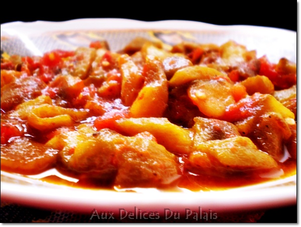 Hmisse ou salade mechouia cuisine algérienne