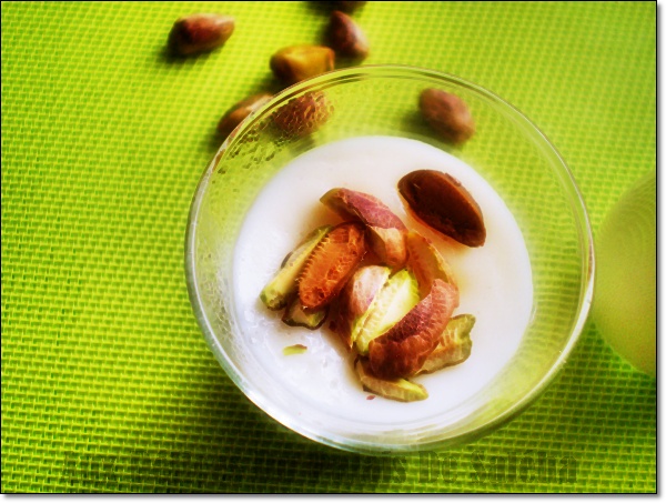 Palouza à la fleur d'oranger crème dessert sans oeufs