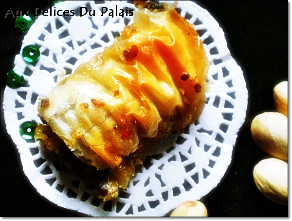 Baklawa rolls aux pistaches