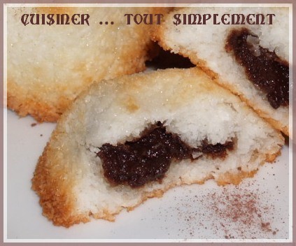 Moelleux à la noix de coco au coeur de chocolat