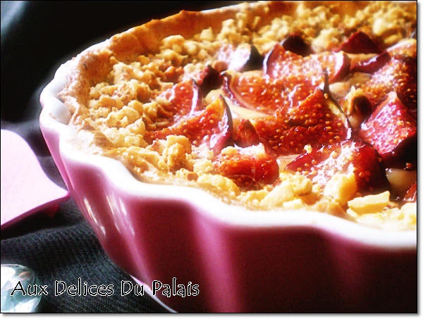 Tarte aux figues fraîches