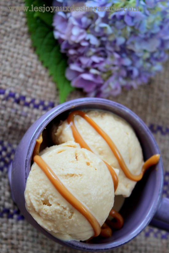 Glace au caramel facile