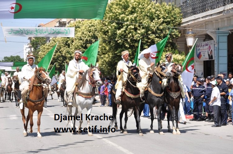 Grand défilé à Sétif à l'occasion de la célébration de la fête de l'indépendence