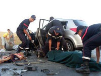 البويرة/ 6 قتلى وجريح في حادث مرور بالأصنام
