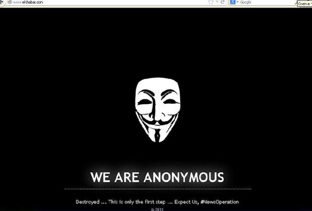 Le journal algérien El Khabar piraté par «Anonymous»