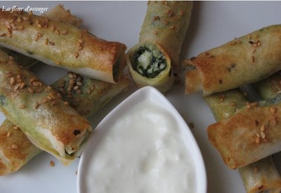 Cigares feuilletés au poisson (ENTREES)