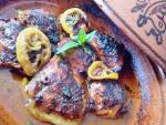 Tajine de poulet au miel citron et basilic