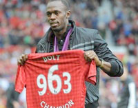 A l'étranger Old Trafford / Usain Bolt va jouer avec Man Utd !