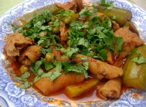 Douara ... Plat traditionnel Algérien , Les tripes en sauce