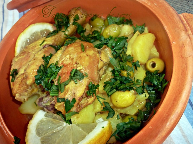 Tajine de pommes de terre ou batata beraniya