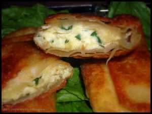 recette brick au fromage ail persil.