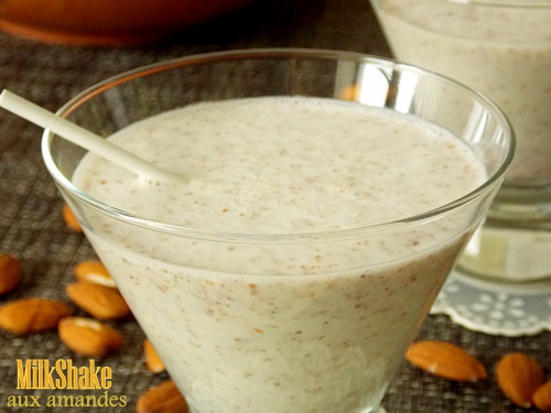 recette de Milkshake aux amandes.