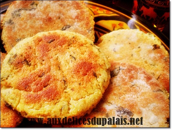 Harcha galette de semoule à la menthe sauvage