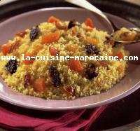 Couscous aux fruits séchés
