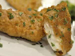 Filet de merlan pané