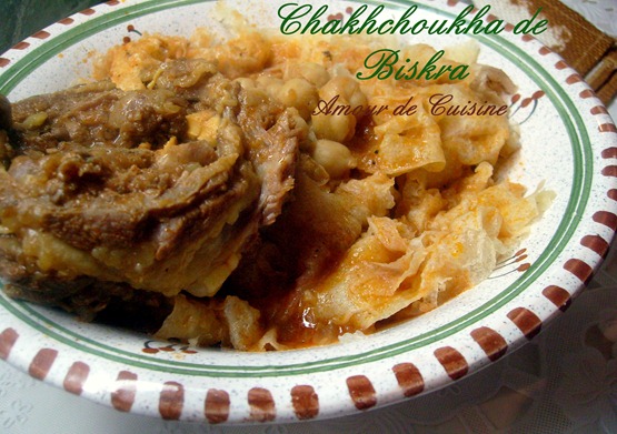 chakhchoukha de Biskra, charchoura Biskria