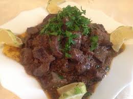 kebda mchermla ou foie en sauce