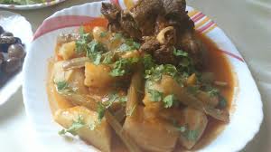 ragout de topinambour et cardon sauvages