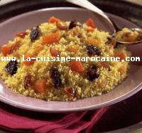 Couscous aux fruits séchés