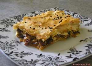 Börek aux oignons caramélisés