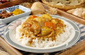 أرز بصلصة الكاري