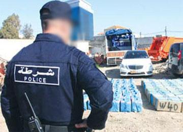 توقيف شرطي بحوزته 45 غراما من الكيف ومشروبات كحوليةسيدي بلعباس