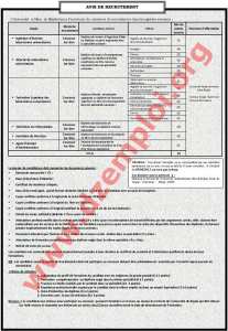 Université de Béjaia - Rectutement Août 2013