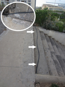 Les habitants interpellent les services techniques de l'APC : Le bricolage bâclé d'un lampadaire laisse à désirer