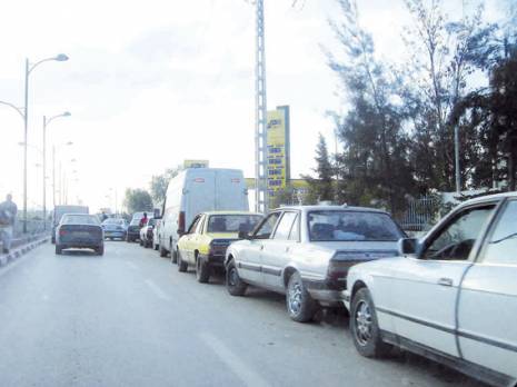 Tension sur le carburant Jijel