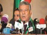 Amar Saïdani, hier devant les mouhafadhs  Pas de vengeance ni d'exclusion au FLN