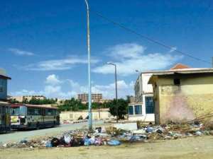 La saleté n'en finit pas Jnsalubrité à Biskra