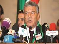 Amar Saïdani, hier devant les mouhafadhs 