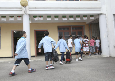 Le ministre de l'Education satisfait