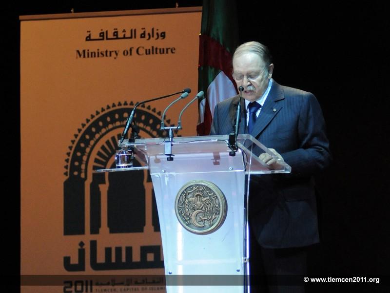 International official opening ceremony  Speech of His Excellency mister Abdelaziz Bouteflika, President of the Republic in the official opening of 