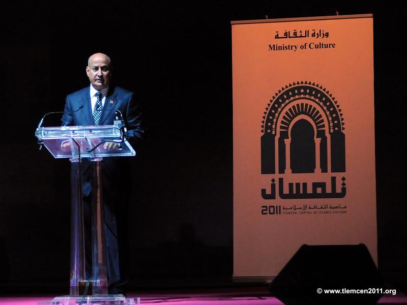 Allocution de M. le Directeur général de l’ISESCO lors de l’ouverture de la manifestation «Tlemcen, Capitale de la Culture islamique, 2011»