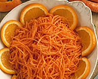 Salade de carottes râpées à l'orange