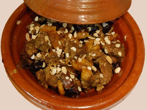 Tajine de viande aux pruneaux