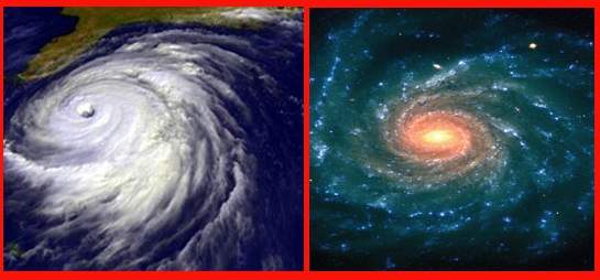 المجرة والإعصار...