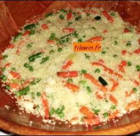 Couscous à la vapeur (Ameqful)