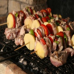 Brochettes de dinde aux merguez
