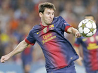 A l''tranger FC Barcelone / Messi se rapproche d'un nouveau record