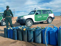 حجز 108.000 لتر من الوقود الموجه للتهريب بالوادي